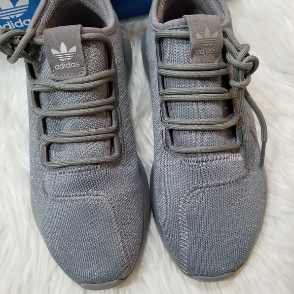 Adidas Tubular Shadow Sneakers Color Gray With Silver Glitter SIZE 8 Women..... - Picture 4 of 10